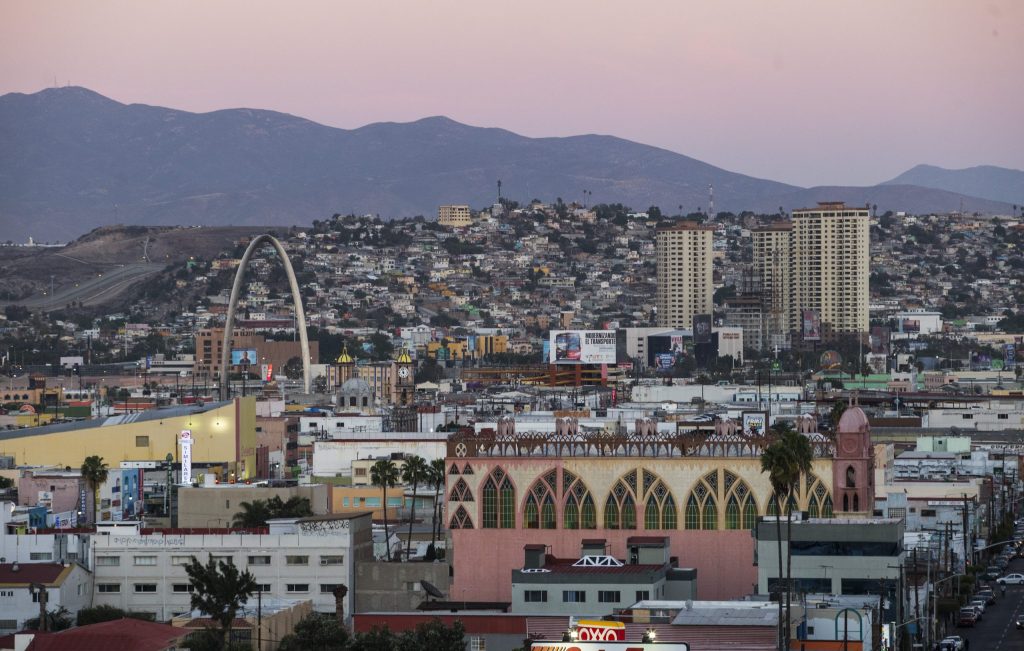imagen aerea de la ciudad de Tijuana