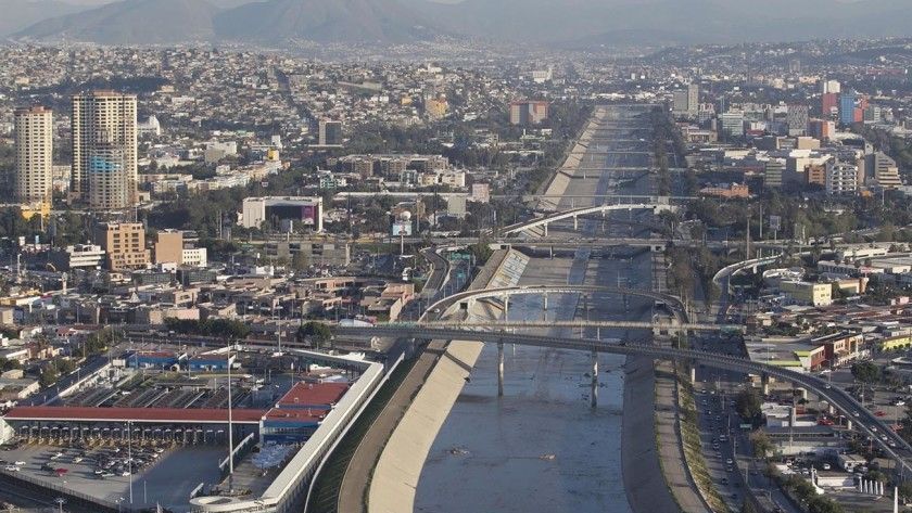 Imagen aerea de Tijuana.