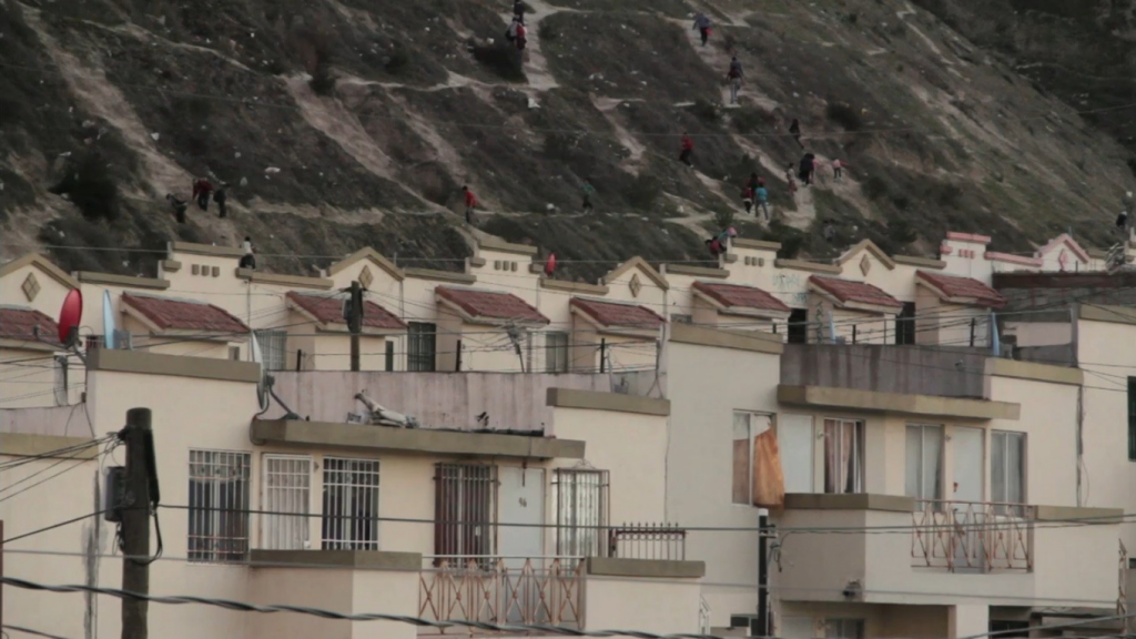 Casas de interés social construidas en el gobierno de Vicente Fox en Tijuana. 
