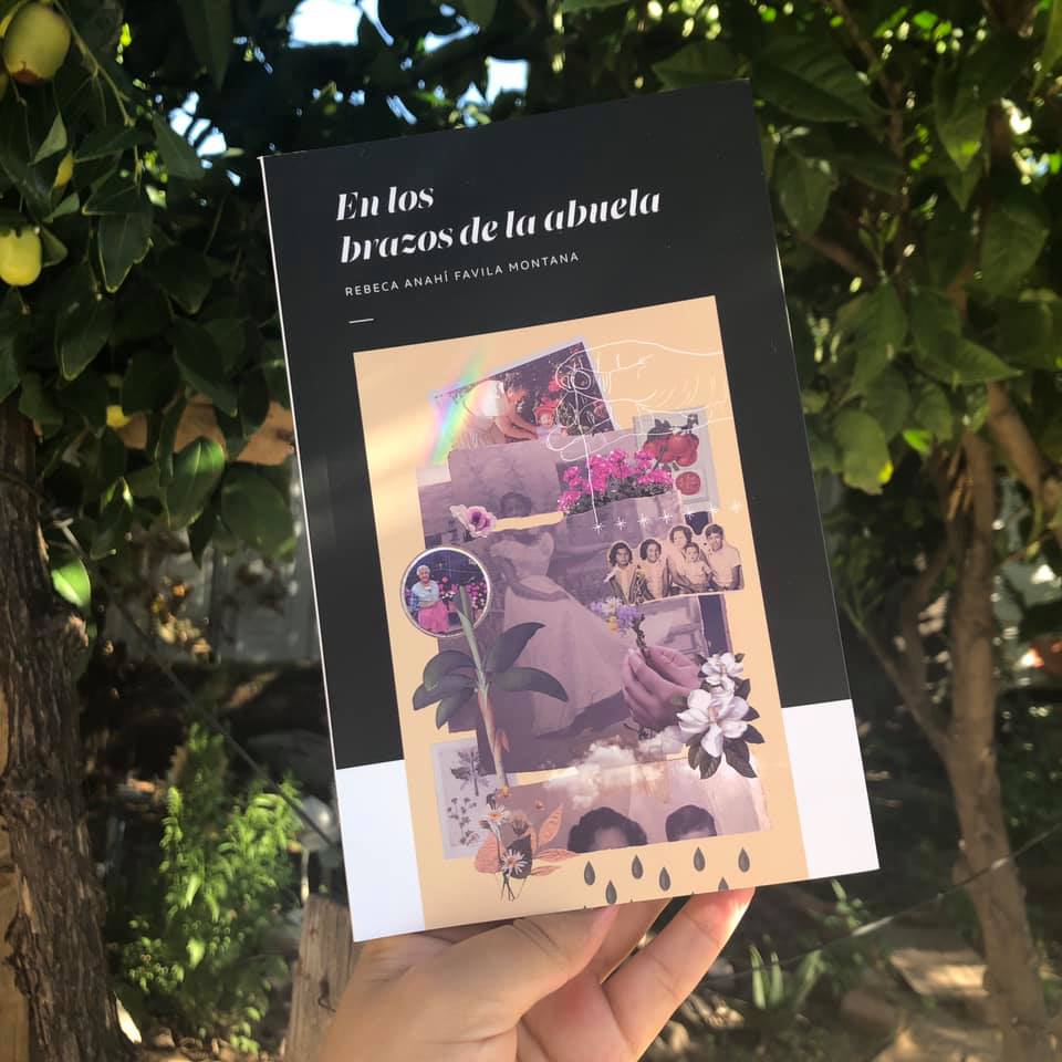 Libro “En los brazos de la abuela” de Rebeca Anahí Favila Montana.  