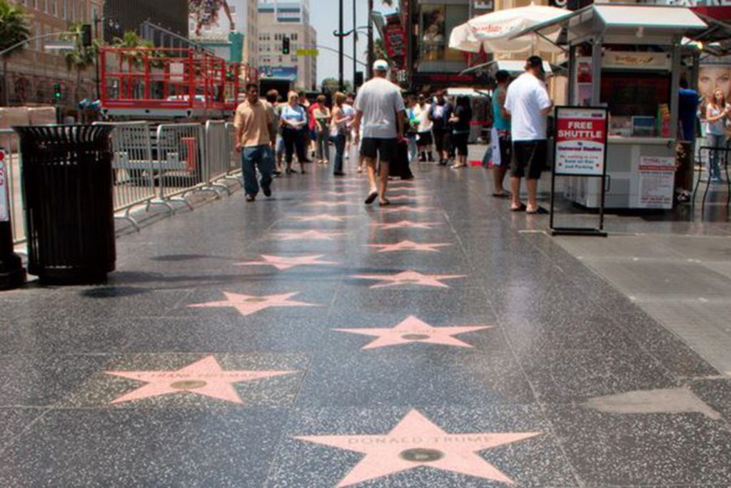 Paseo de la fama en Hollywood