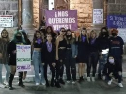 Marcha Feminista en Guaymas