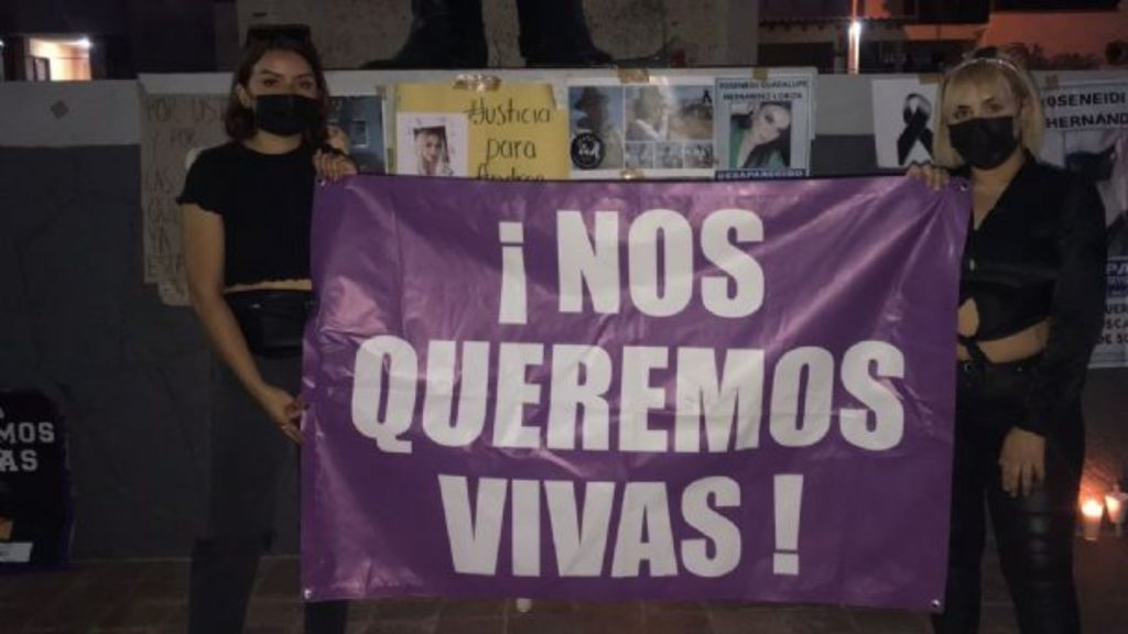 manifestacion guaymas contra violencia mujer