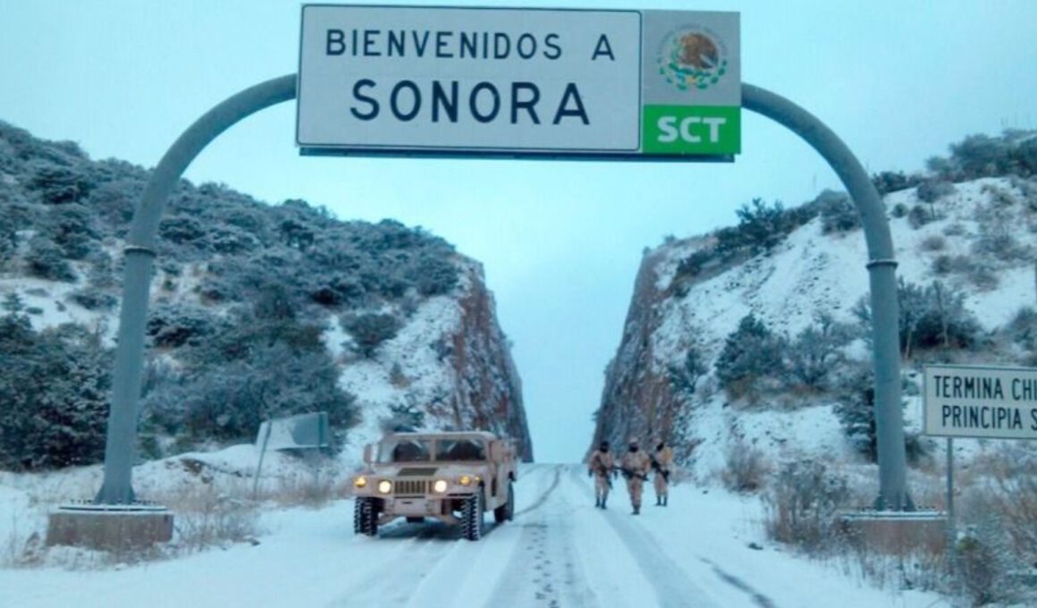 Clima invernal en Sonora