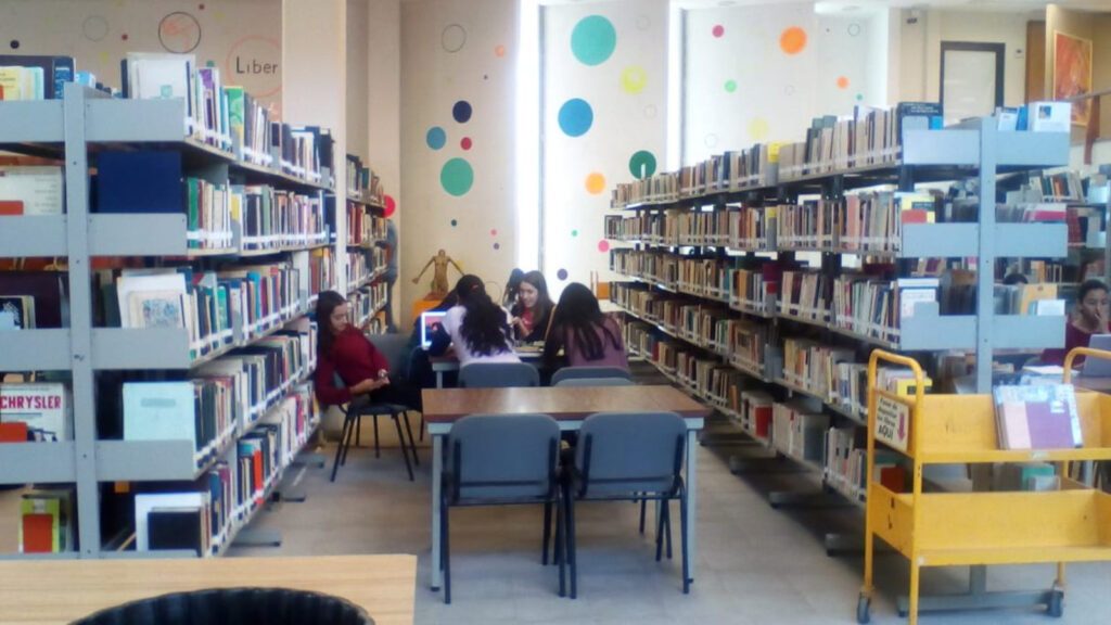 jovenes en Bibliotecas públicas de Durango