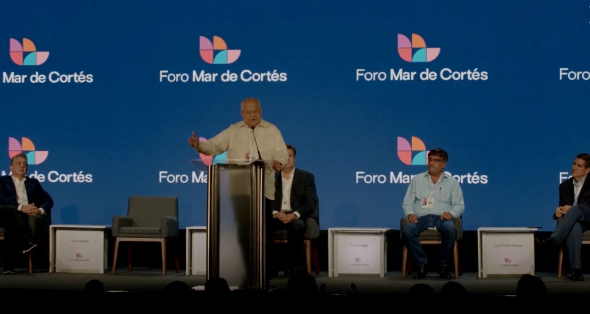 Víctor Manuel Cosío en el Foro Mar de Cortés Summit 2021