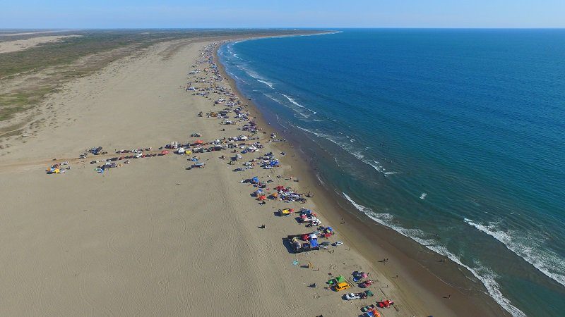 Playa en Navolato Sinaloa, donde se pretende crear un area para una playa nudista