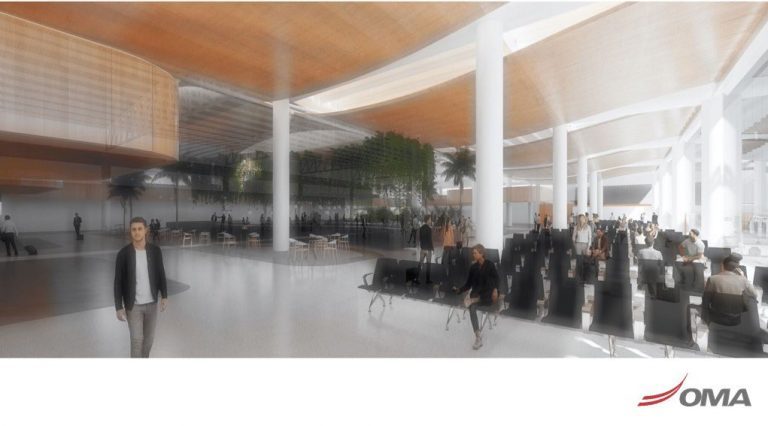 Ampliación de salas de espera para aumentar capacidad de pasajeros en aeropuerto