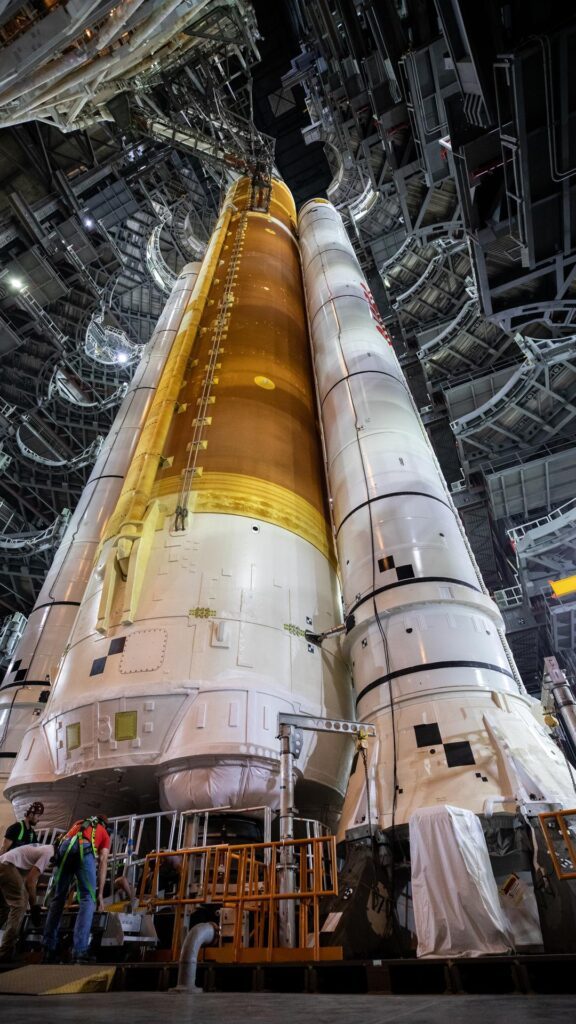 El cohete que llevara la nave Orion para la mision artemis I sera enviada este 2022