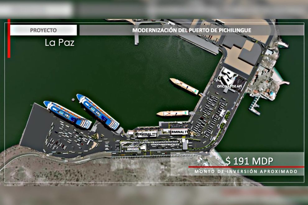 Diseño de proyecto para la ampliacion del puerto para megacruceros en la playa Balandra de Baja California Sur
