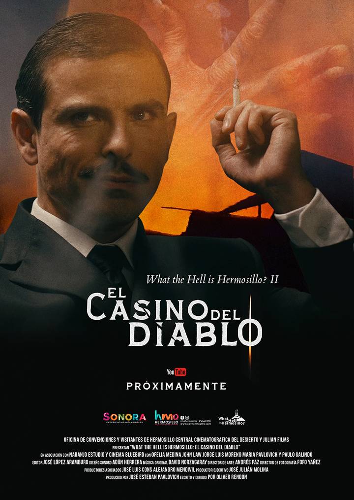 Poster oficial de la pelicula sonorense Casino del Diablo