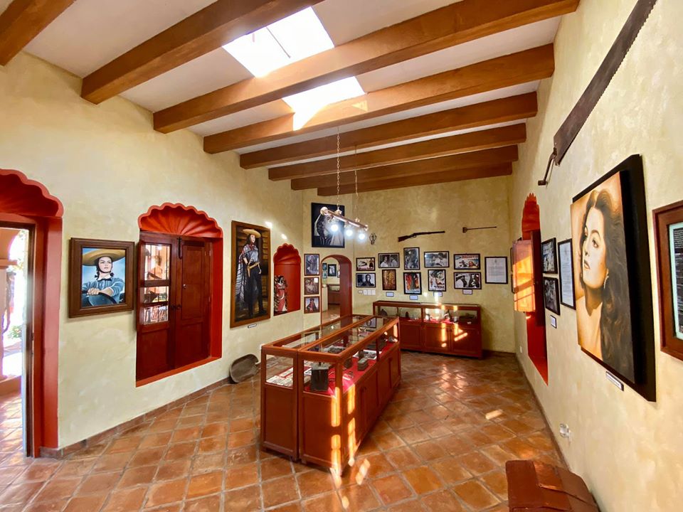 Parte de la exhibición del museo de María Félix. FOTO: Portal Rincones de México.