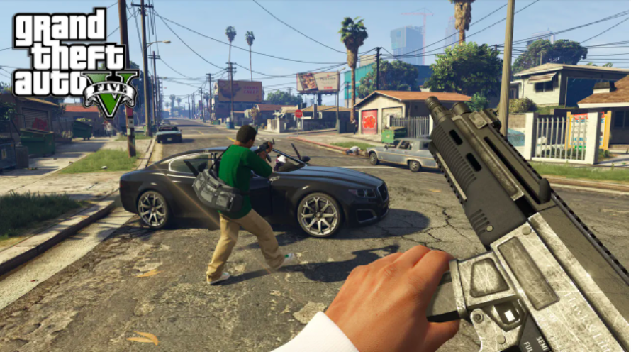Grand Theft Auto es uno de los  videojuego para adultos con alto contenido de violencia