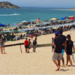Vacacionistas en las playas de Sonora durante Semana Santa