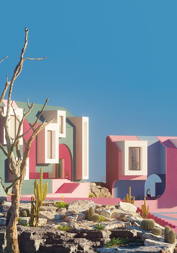 Cada casa en Sonora Art Village es una obra de arte y escultura inspirada en arquitectos mexicanos