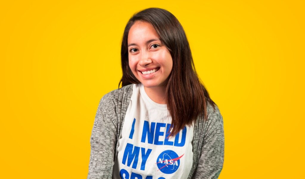 Katya Echazarreta será la primera mujer mexicana en ir al espacio. La originaria de Guadalajara, nacionalizada como estadounidense, fue seleccionada de entre 7 mil aplicantes. Foto: Portal Muy Interesante.