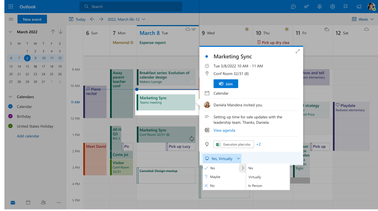 Es una captura de un calendario virtual donde se evidencian las reuniones y compromisos que se tienen durante el trabajo híbrido.