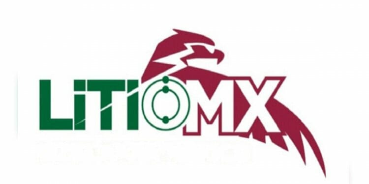 Logitipo de Litio para México, donde se lee la palabra Litio M X