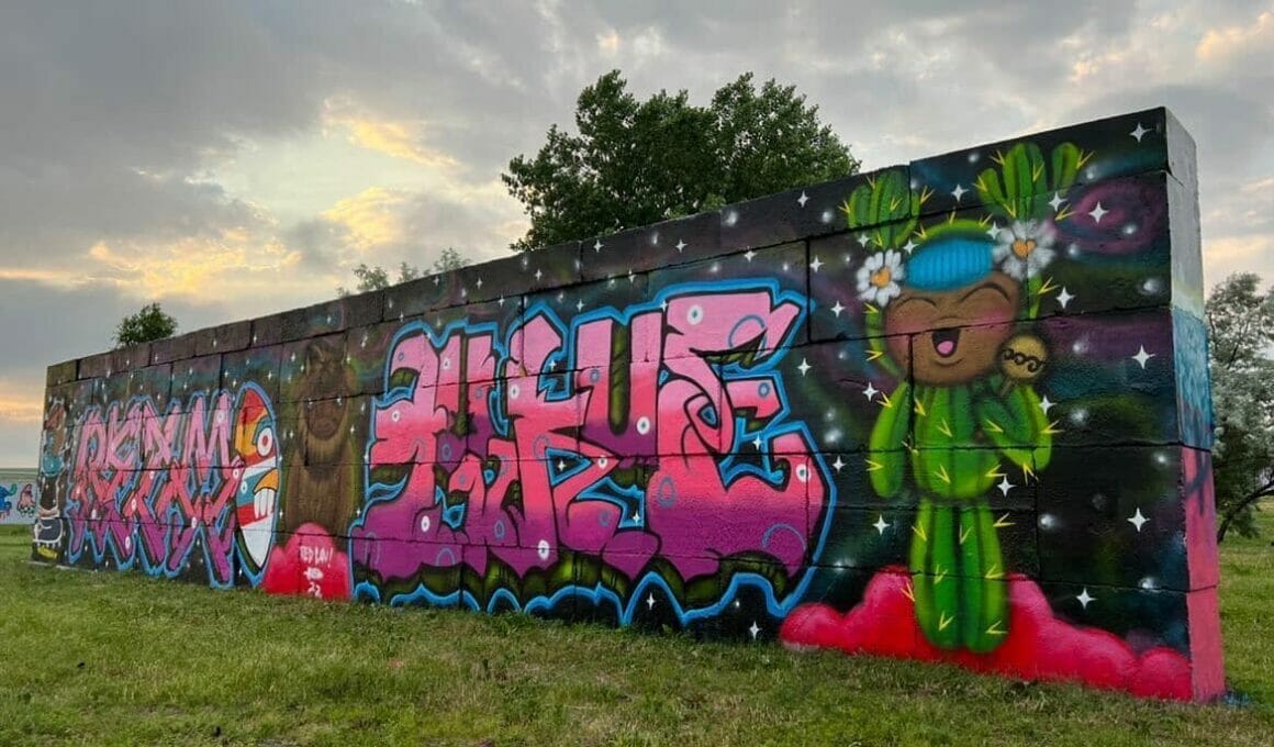 Anitra "Yukue" Molina, grafitera y muralista yaqui en Phoenix