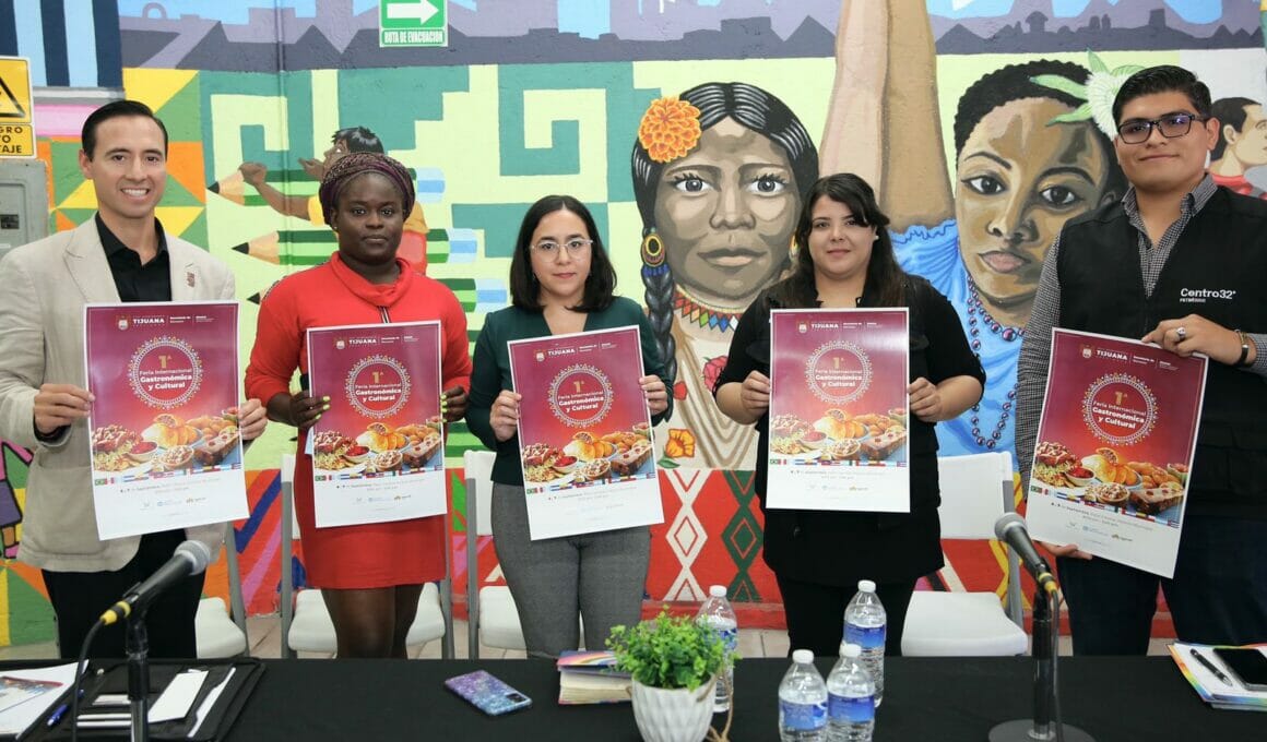 la Feria Internacional Gastronómica y Cultural Migrante en Tijuana