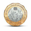 Moneda de 20 pesos que conmemora llegada de los menonitas a México