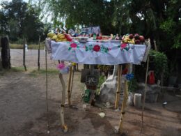 El tapanco, una ofrenda del Día de Muertos de los pueblos originarios