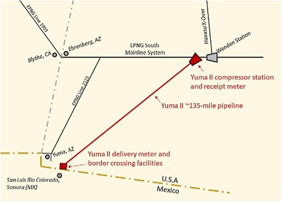 El Gasoducto Yuma II aumentará la producción de gas natural