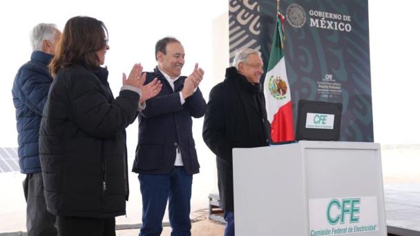 Planta fotovoltaica en Sonora AMLO inaugura primera etapa operativa
