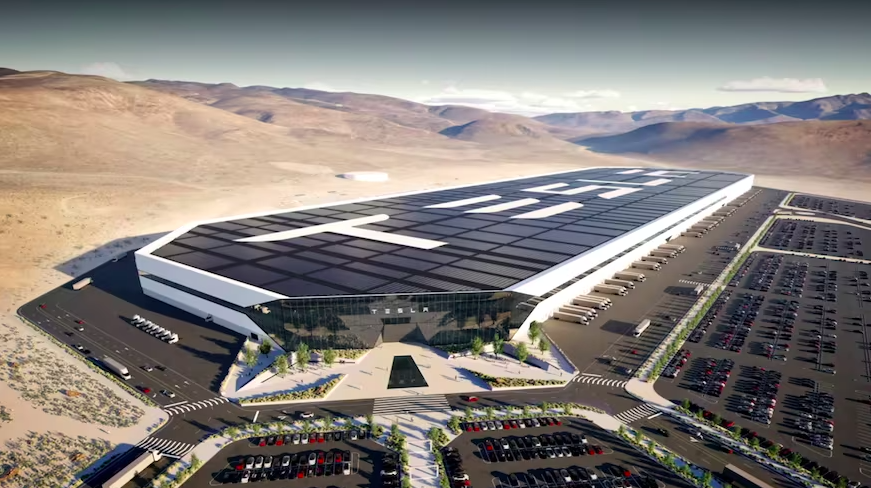 Gigafábrica de Tesla en Reno, Nevada.