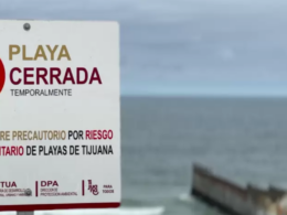 Playas de Tijuana y California permanecen cerradas por contaminación.