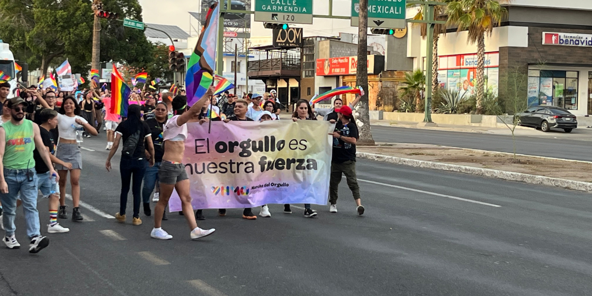 Marcha del Orgullo en Hermosillo, Sonora.