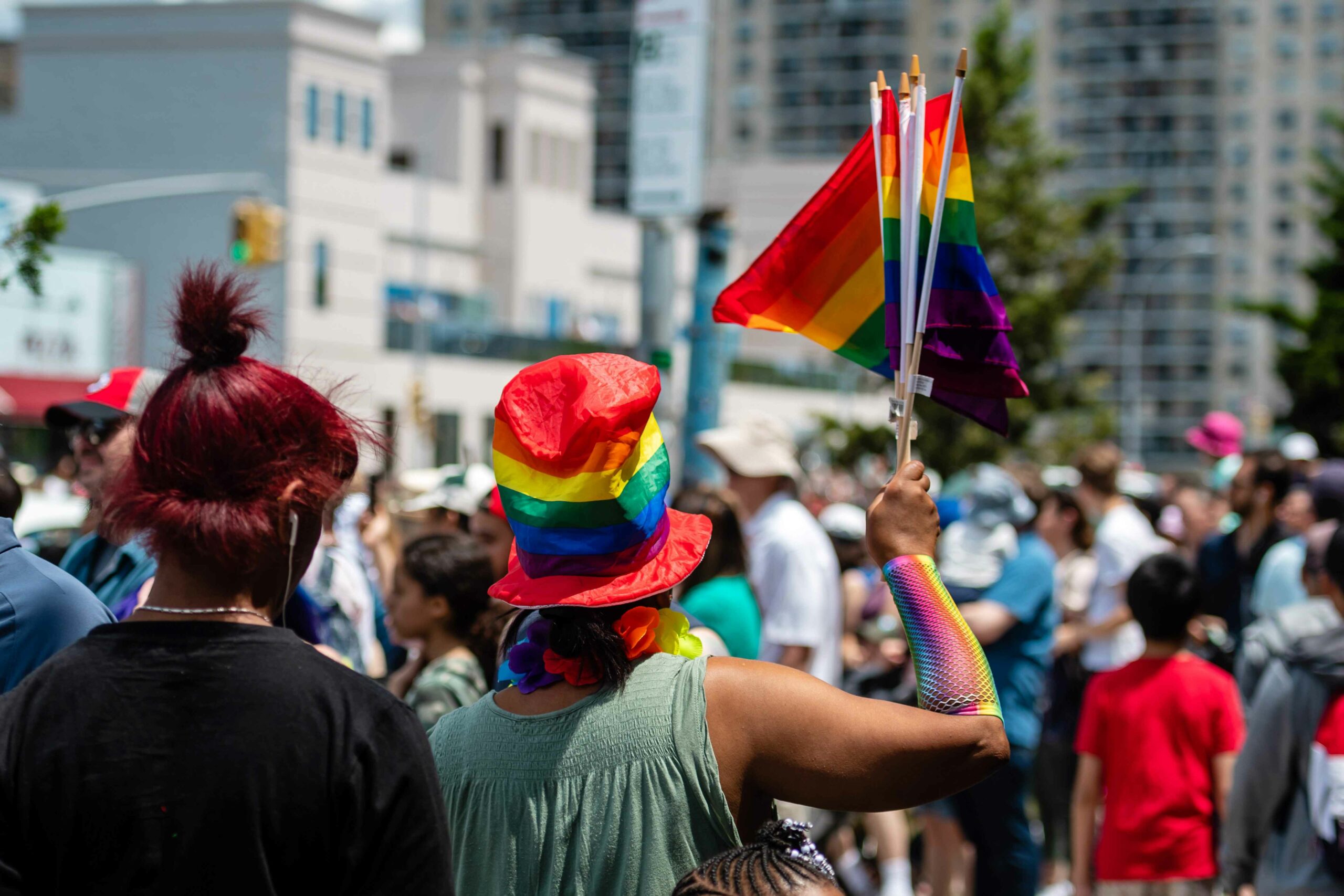 Foto ilustrativa de desfile del Orgullo Gay.