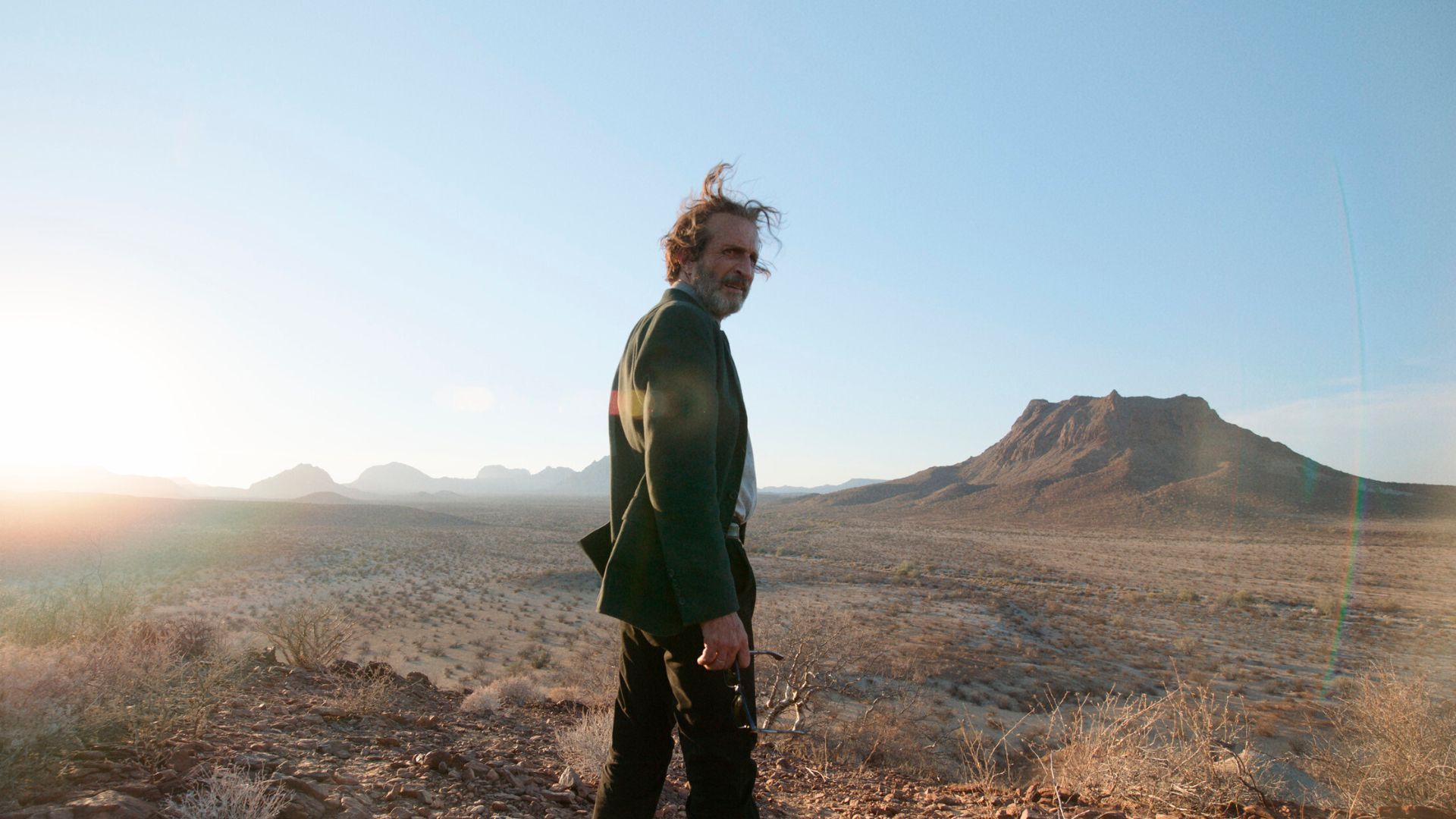 Still de la película "Bardo" de Alejandro González Iñárritu en Baja California Sur.