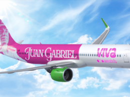 Viva Aerobús tiene un nuevo avión dedicado a Juan Gabriel