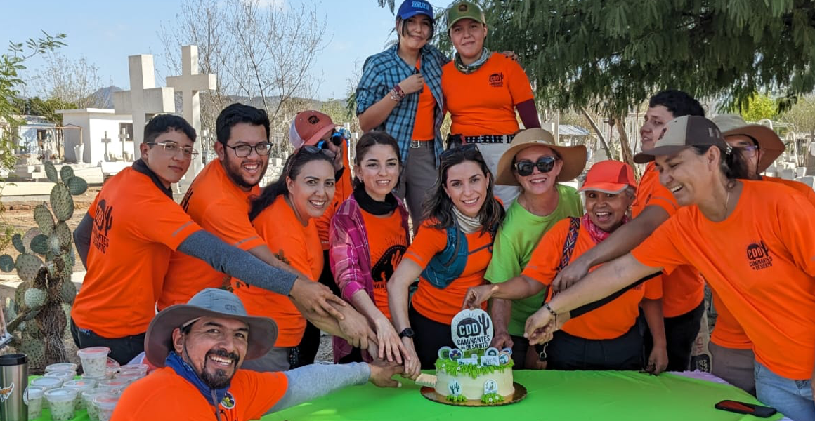 Caminantes del Desierto celebran 6 años con la siembra de 100 árboles en Hermosillo