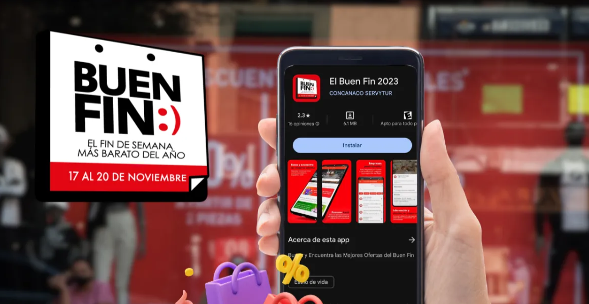 Se acerca El Buen Fin 2023: cómo descargar y usar la app oficial para checar los descuentos