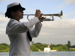 US Navy 091207 N 7498L 511 Musician Kristen Snitzer assigned to the U.S. Pacific Fleet Navy Band performs