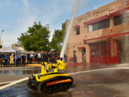 Bomberos de Hermosillo presentan a SERI, el nuevo aliado en lucha contra incendios