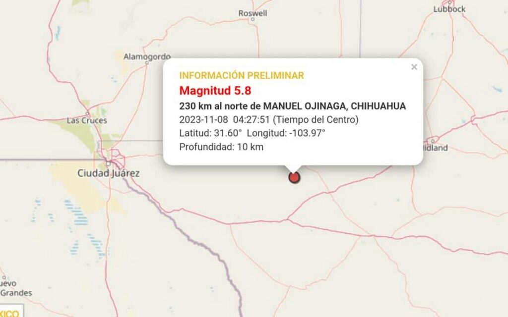 sismo madrugada proteccion civil ciudad juarez chihuahua