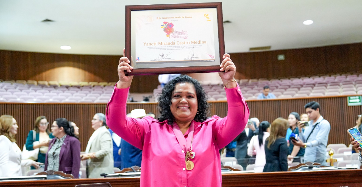 Yanett Castro, pescadora de Navolato ganó el Premio a la Mujer Rural Sinaloense 2023