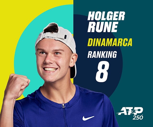 Holger rune, jugador de tenis de Dinamarca en Los Cabos Open 2024