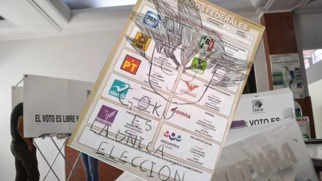 elecciones de 2024 votos nulos abstencionismo mexico 3
