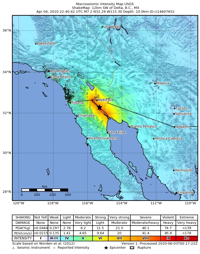 enjambre sismico mexicali 6