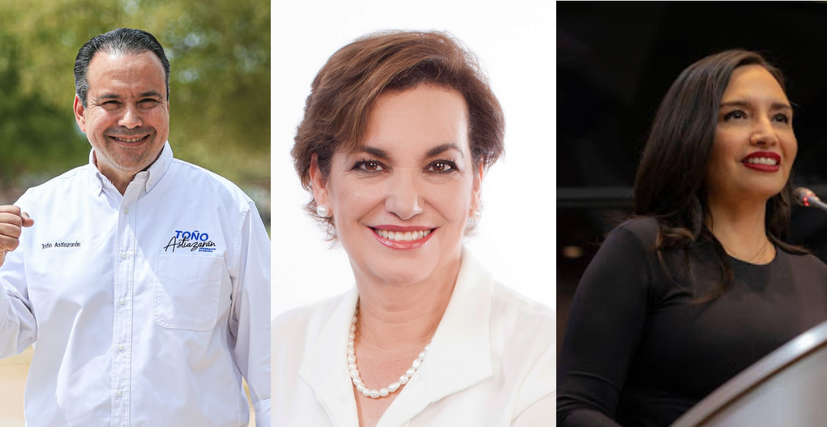 Estos son los 3 candidatos a la presidencia municipal de Hermosillo