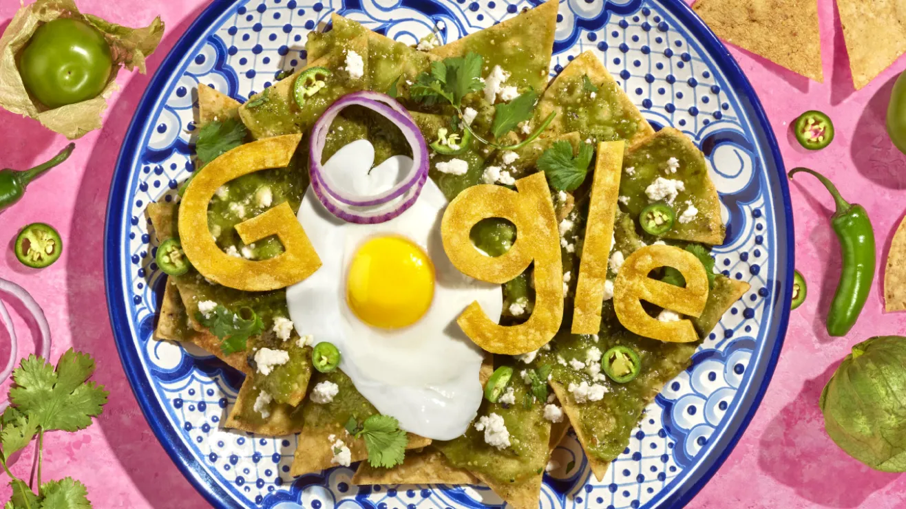 Google honors Chilaquiles with a doodle