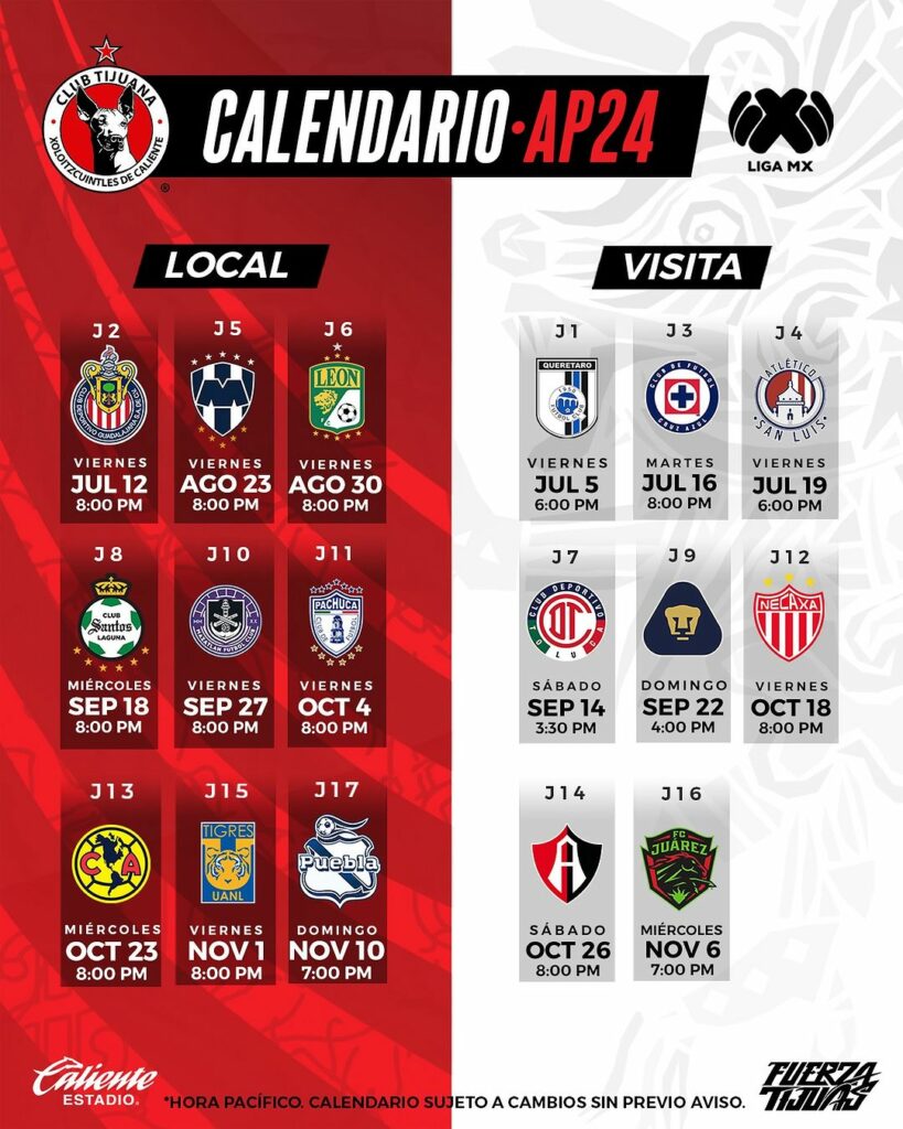 liga mx calendario apertura 2024 3